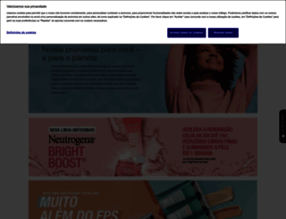 neutrogena.com.br screenshot