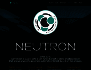 neutroncoin.com screenshot
