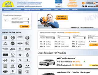neuwagentiefpreise.de screenshot