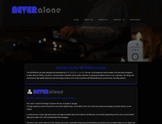 neveralone.com.au screenshot