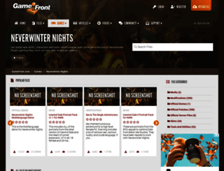 neverwinternights2.filefront.com screenshot