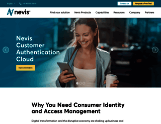 nevis-security.com screenshot