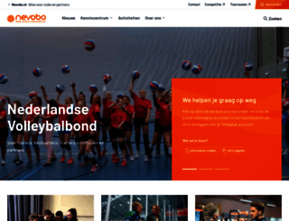 nevobo.nl screenshot