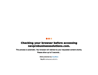 nevprobusinesssolutions.com screenshot