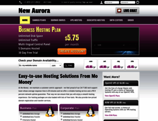 new-aurora.reseller-hosting-themes.com screenshot