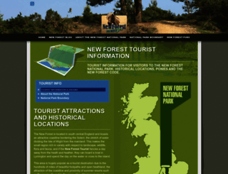 new-forest-tourist.co.uk screenshot