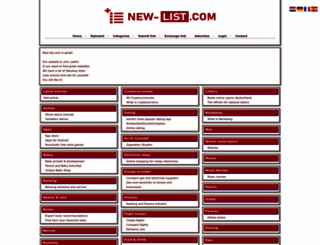 new-list.com screenshot
