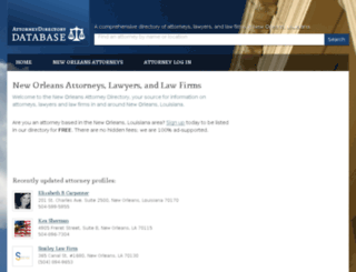 new-orleans.attorneydirectorydb.org screenshot