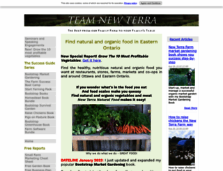new-terra-natural-food.com screenshot