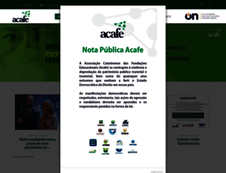 new.acafe.org.br screenshot