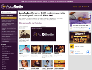 new.accuradio.com screenshot
