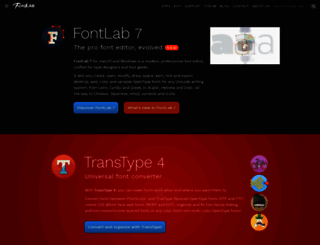 new.fontlab.com screenshot