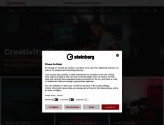new.steinberg.net screenshot