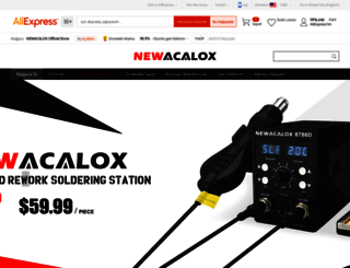 newacalox.tr.aliexpress.com screenshot