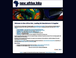 newafricainks.co.za screenshot