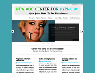 newagecenterforhypnosis.com screenshot