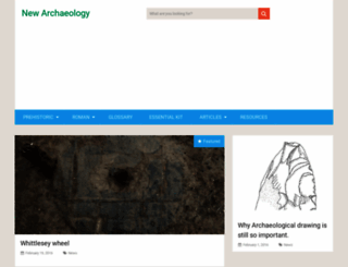 newarchaeology.com screenshot