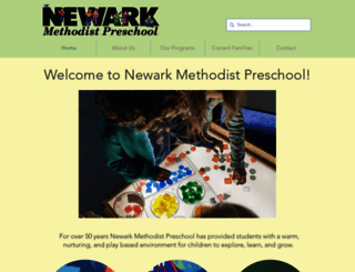 newarkmethodistpreschool.com screenshot