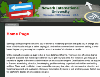 newarkuniversity.org screenshot