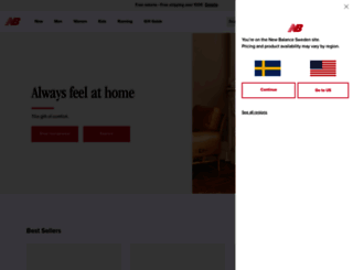newbalance.se screenshot
