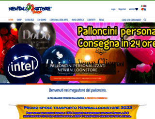 newballoonstore.com screenshot