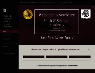 newberryacademy.org screenshot