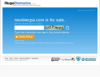 newbiecpa.com screenshot