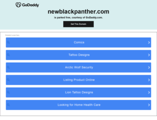 newblackpanther.com screenshot