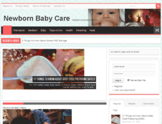 newbornbabycare.net screenshot