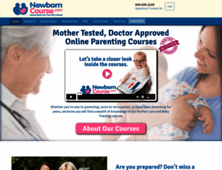 newborncourse.com screenshot