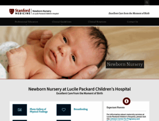 newborns.stanford.edu screenshot