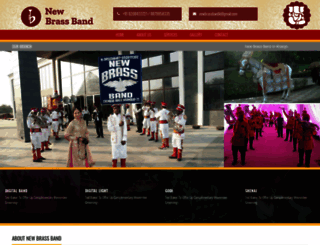 newbrassband.co.in screenshot