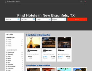 newbraunfels-hotels.com screenshot
