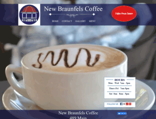 newbraunfelscoffee.com screenshot