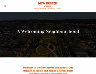 newbreeze.com.au screenshot