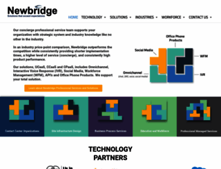newbridgetelecomsolutions.com screenshot