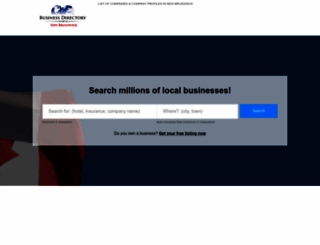 newbrunswick-businessdirectory.com screenshot
