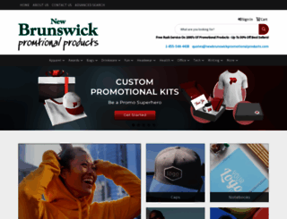 newbrunswickpromotionalproducts.com screenshot