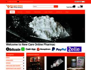 newcareonlinepharmac.com screenshot