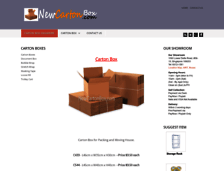 newcartonbox.com screenshot