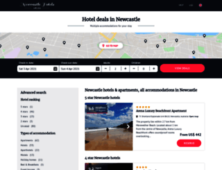 newcastle-city-hotels.com screenshot