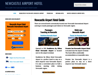 newcastleairporthotel.com screenshot
