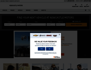 newcastlechevy.net screenshot