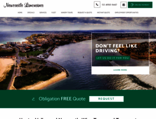 newcastlelimo.com.au screenshot