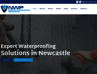newcastlewaterproofing.com screenshot