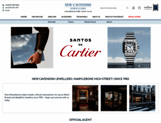newcavendishjewellers.com screenshot