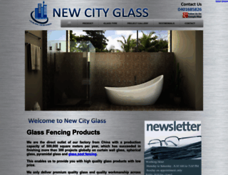 newcityglass.com.au screenshot