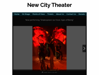 newcitytheater.org screenshot