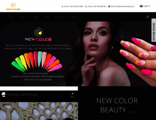 newcolorbeauty.com screenshot