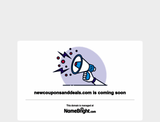 newcouponsanddeals.com screenshot